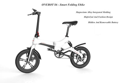 Onebot Sport S6 pedal assist Pedelec folding electric bike - CHEAPER THAN GOCYCLE G3 - TheSwegWay-UK