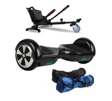 Hoverkart + Black classic Hoverboard - TheSwegWay-UK