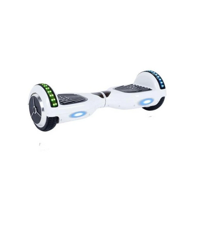 Special 6.5 Inch White Classic Disco Samsung Segway Hoverboard - TheSwegWay-UK