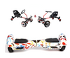 UNLEASH THE RACER IN YOU!! -- Racer Steering Wheel Hoverkart + Hoverboard Bundle - Graffiti - TheSwegWay-UK