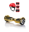 Stylish Chrome Gold Classic Disco 6.5 Inch Segway Hoverboard - Black Friday sale - TheSwegWay-UK