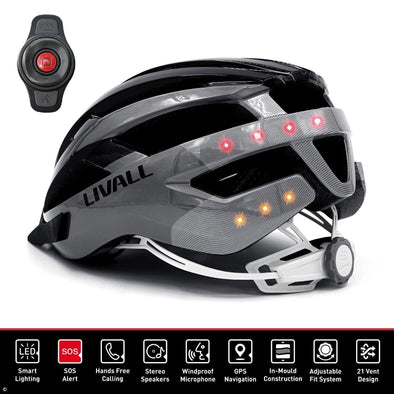 LIVALL 2018 MT1 Smart Mountain Bike Helmet & Controller MTB Wireless Bluetooth - TheSwegWay-UK