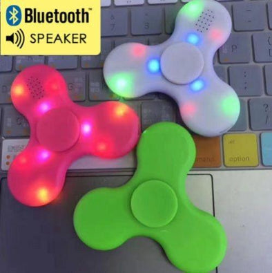 Latest  Fidget Spinner with Led & Bluetooth Speaker- Must Have For EDC Stress Relief ADHD FASTEST AND LONGER SPINNING - TheSwegWay-UK